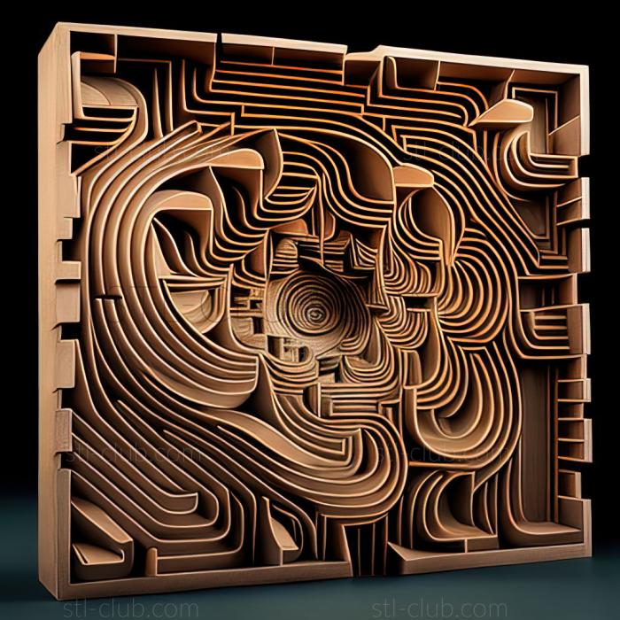 3D model st labyrinth (STL)